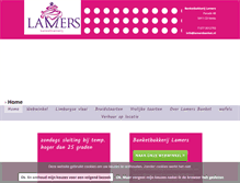 Tablet Screenshot of lamersbanket.nl